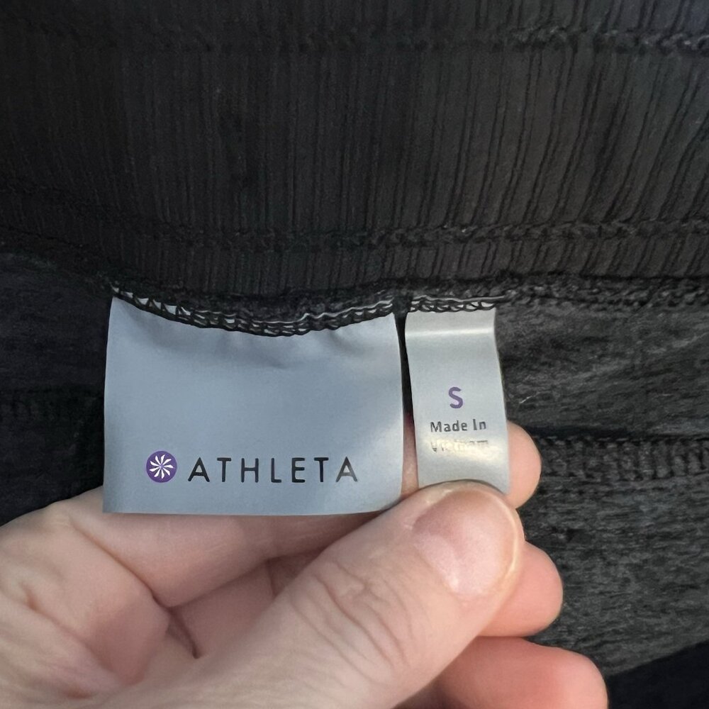 Athleta Women’s Flux Street Jogger Small Ankle Zip Gray Drawstring Athleisure - Picture 5 of 16